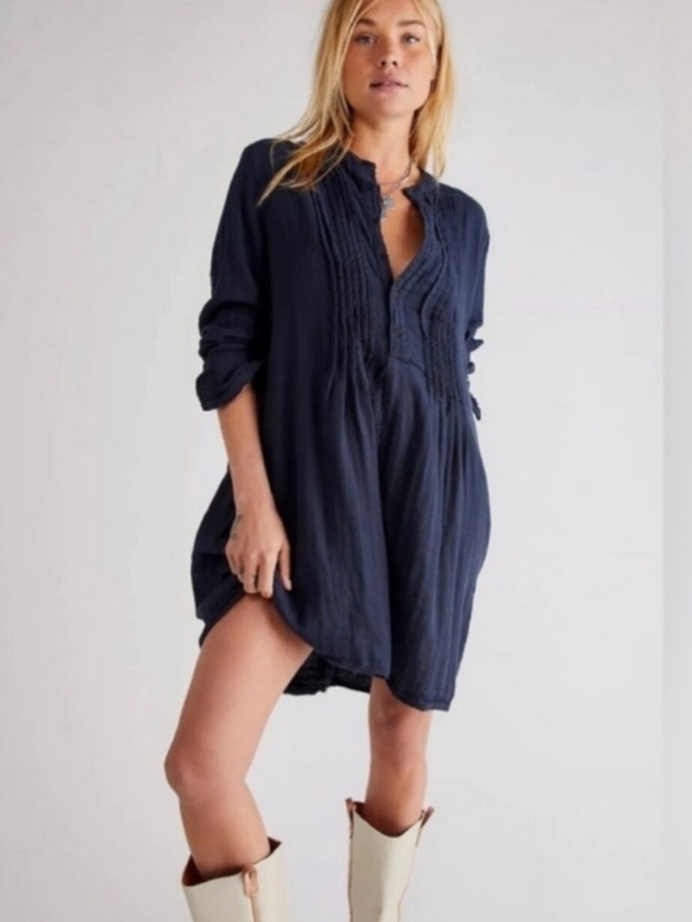 Free People x CP Shades Yoko Lava Tunic Dress Sz S